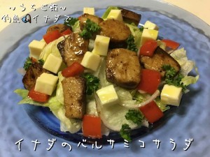 釣魚イナダで🎣イナダのバルサミコサラダ